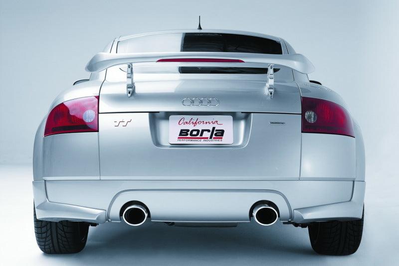 Borla - 01-06 Audi TT Quattro 1.8T 225HP MT AWD 2dr Single Split Rear Exit SS Catback Exhaust on BOLTMotorsports
